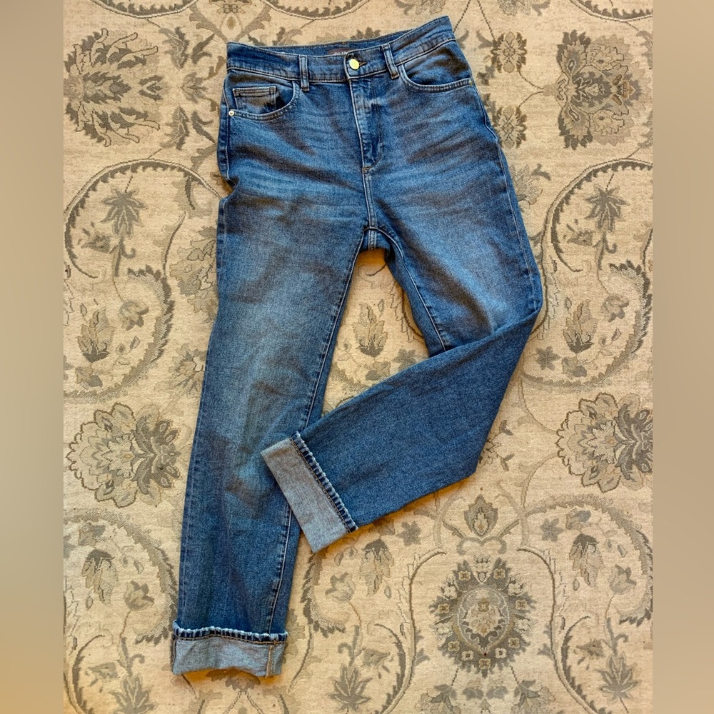 dl1961 vintage hi rise patti straight ankle jean size 26